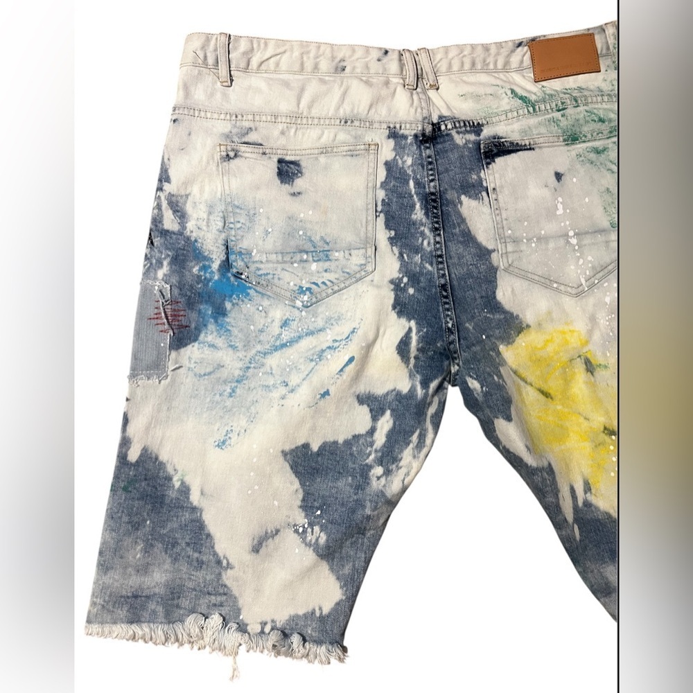 Smoke Rise Denim Riot Shorts - Picture 6 of 13